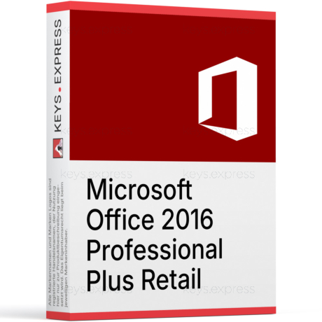 Microsoft Office 2016 Pro Plus Retail Key