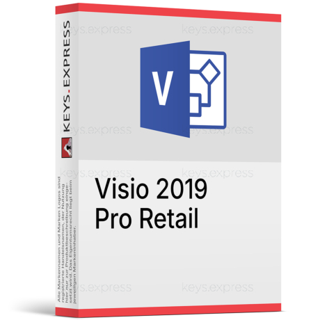 Visio 2019 Pro Retail Key (MS account global)