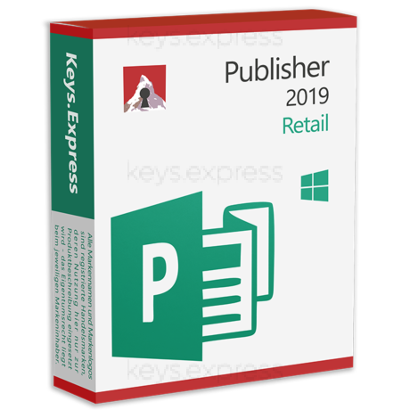 Microsoft Publisher 2019 Retail Key