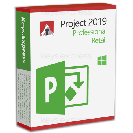 Microsoft Project 2019 Pro Retail Key