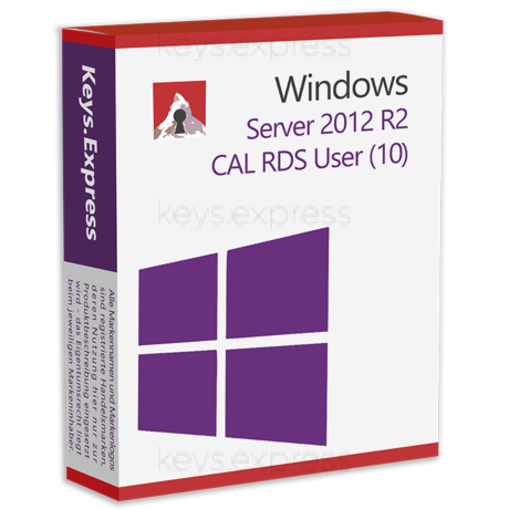 Server 2012 R2 CAL RDS User (10)