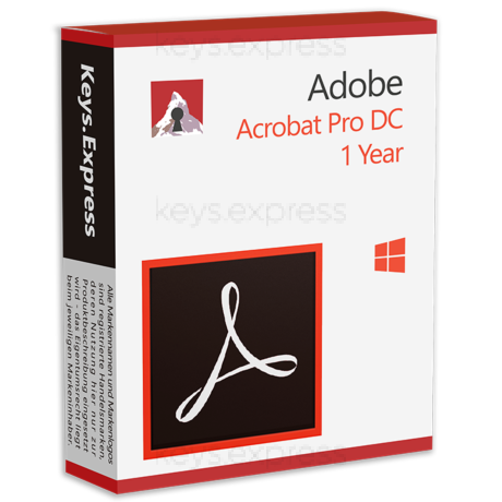 Adobe Acrobat Pro DC WIN 1Y