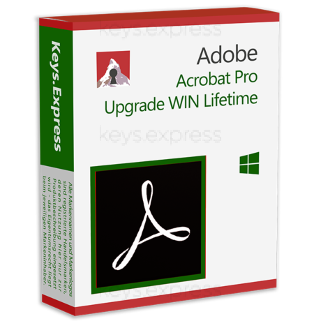Adobe Acrobat Pro Upgrade WIN Lifetime