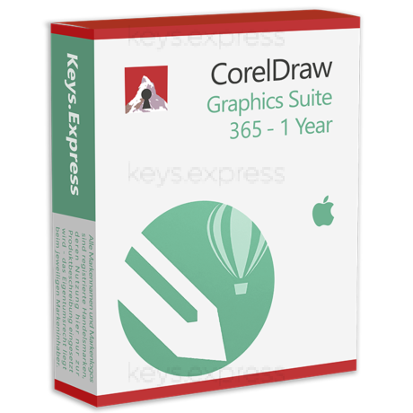 CorelDraw Graphics Suite 365 MAC 1Y