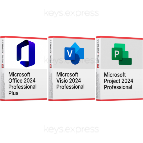 Microsoft Office & Visio & Project 2024 Pro Keys