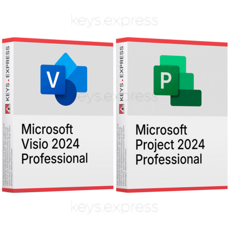Microsoft Visio & Project 2024 Pro Keys