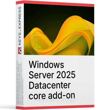 Microsoft Server 2025 Datacenter core add-on Key