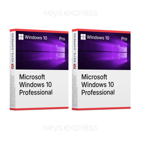 Microsoft Windows 10 Pro (2 Keys)