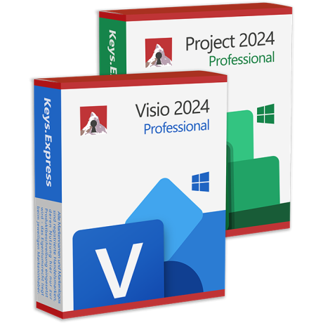 Microsoft Visio & Project 2024 Pro Keys