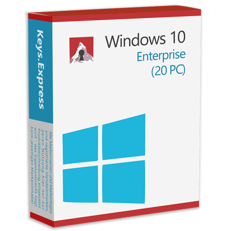 Microsoft Windows 10 Enterprise Key (20 PC)