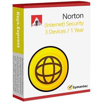 Norton by Symantec (Internet) Security 3D/1Y Key (Europe)