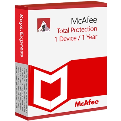 McAfee Total Protection 1D/1Y Key (Global)