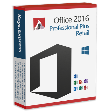 Microsoft Office 2016 Pro Plus Retail Key