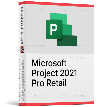Microsoft Project 2021 Pro Retail Key