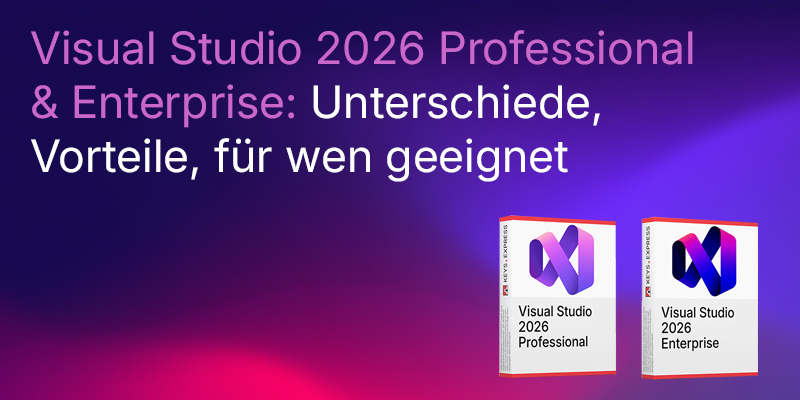Visual Studio 2026 Professional oder Enterprise: Vorteile, Unterschiede und für wen es geeignet ist