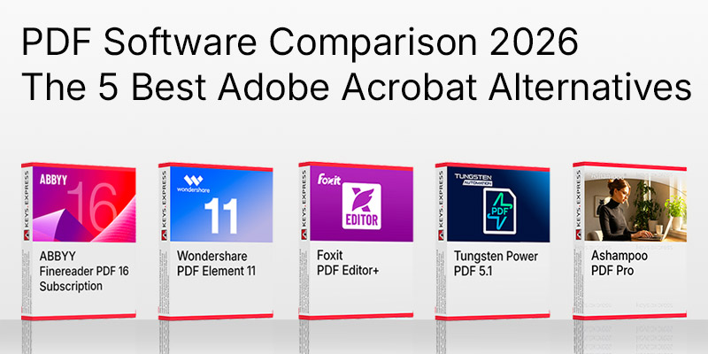 PDF Software Comparison 2026 - The 5 Best Adobe  Acrobat Alternatives