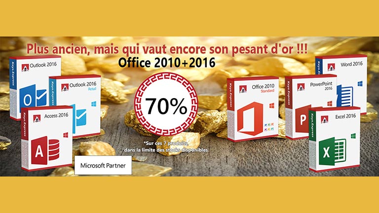Microsoft Office 2016 et 2010 - Anciens, mais Toujours aussi Précieux !