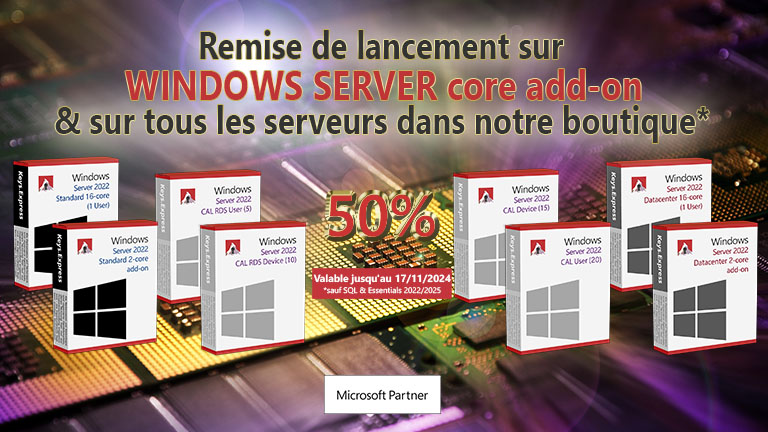 Augmentez la Capacité des Serveurs dès Maintenant et Économisez 50 % – Offre Jusqu'au 17 Novembre