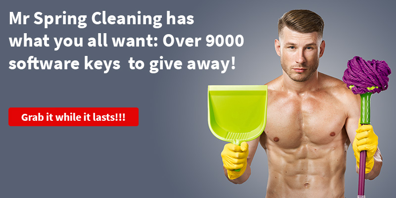 You used to pay for it, now it's free! Over 9,000 software keys to give away now! 