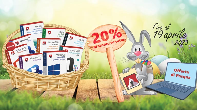 Offerte speciali KEYS.EXPRESS per Pasqua 2023