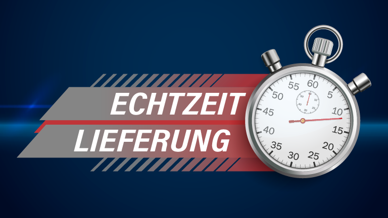 Was bedeutet “Lieferung in Echtzeit”?